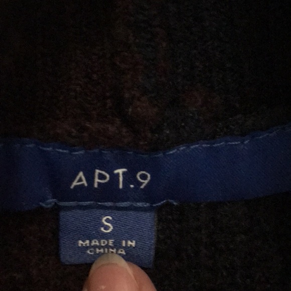 Purple & Black Sweater by Apt 9 - Picture 4 of 5